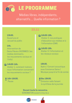 Flyer Médias libres 2